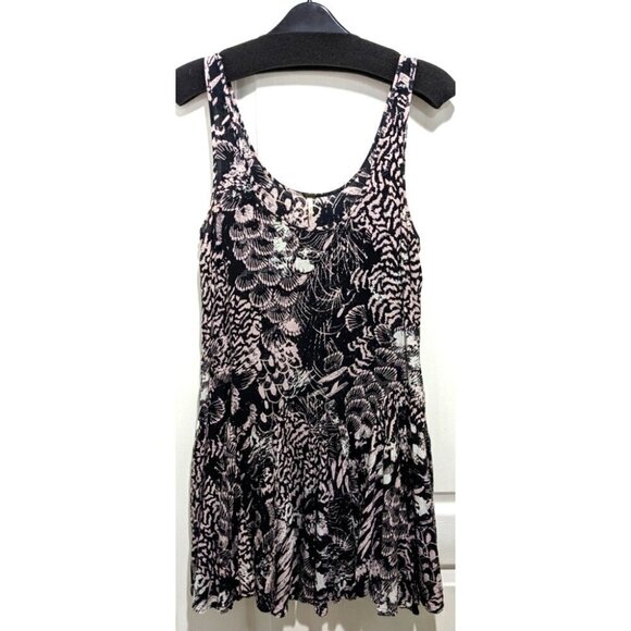 Free People | Abstract Print Skater Dress - Picture 2 of 7